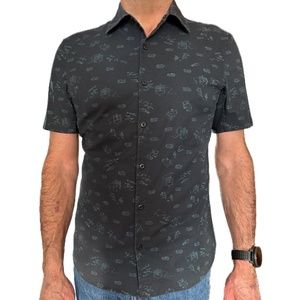 Lululemon Airing Easy Short Sleeve Buttondown - Shift Multi